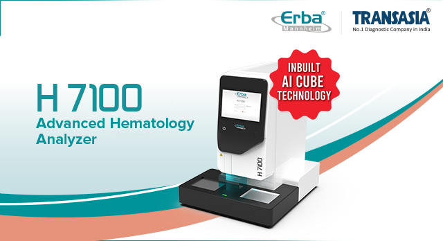 H 7100 6 part differential hematology analyzer